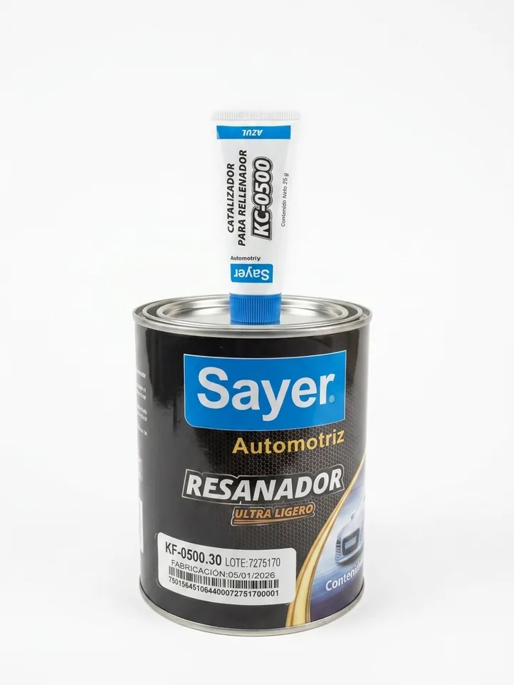 Resanador con catalizador